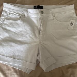 GAP White Jean Shorts Classic Summer Style
